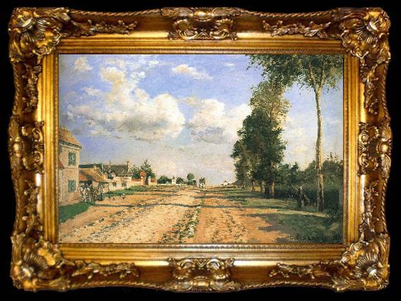 framed  Camille Pissarro Versailles Road, ta009-2